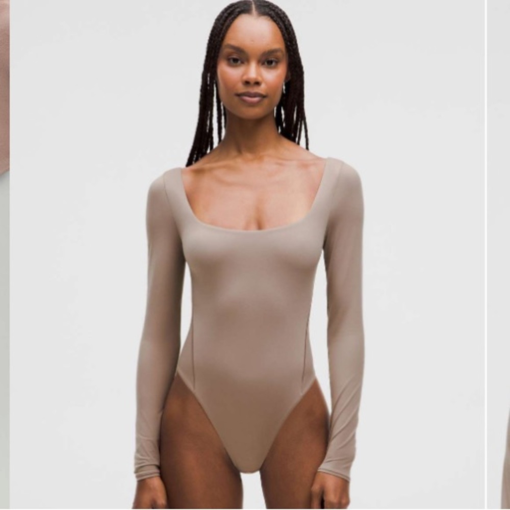 Women’s Lululemon Wundermost Ultra-Soft Nulu Square-Neck Long-Sleeve Bodysuit